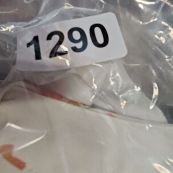 Christie & Jill Vintage 24W Floral Blouse red white green pullover short sleeve - Picture 9 of 10